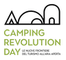 Camping Revolution Day Logo